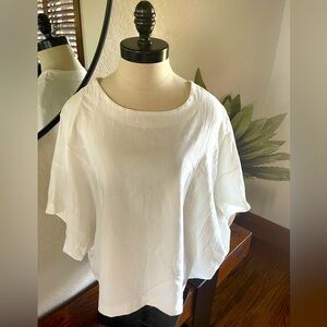Bat wing cotton top